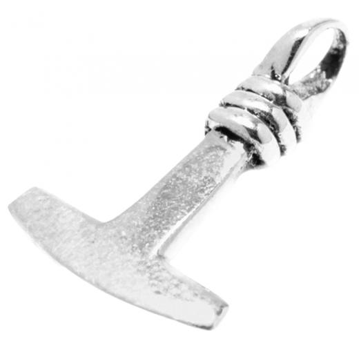 Ansgar - Kleiner Thors Hammer (Kettenanhänger in Silber)