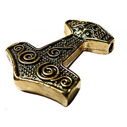 Ansgards Hammer (Kettenanhänger in Gold)