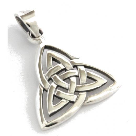 Trinity - keltischer Knoten (Kettenanhänger in Silber)