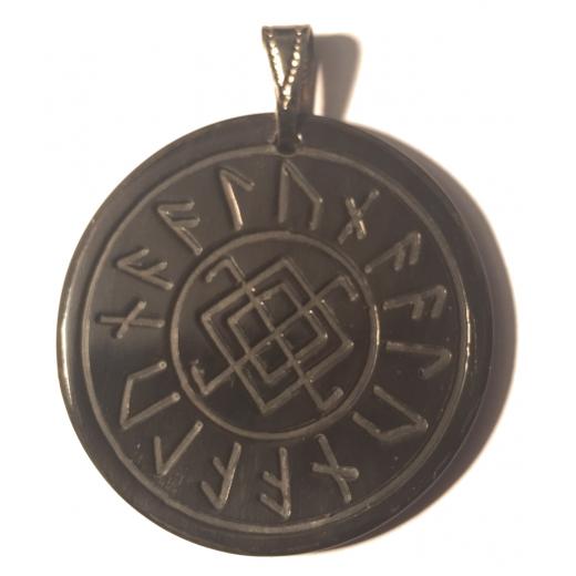 Rune amulet Aluna (Pendant from Horn)