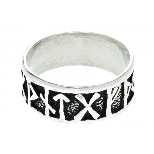 FUTHARK Rune Ring (ring in silver)