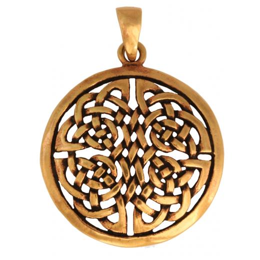 Aventur - Celtic knot Cross (Pendant in Bronze)