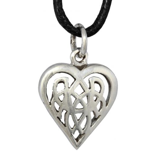 Amina - Celtic Heart (Pendant in silver)