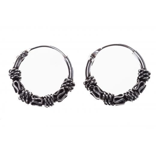 Amika - small hoop earrings (earrings in silver)