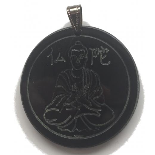 Buddha (Kettenanhänger aus Horn)