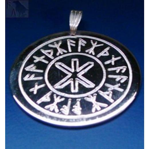 Schutz Odins 2 (Kettenanhänger - Messing)