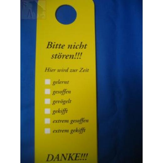 Bitte nicht stören! (Türschild)