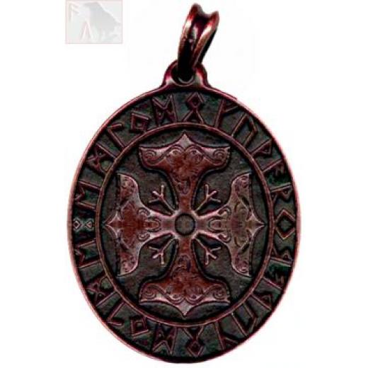 THORSKREUZ Altbronze (Kettenanhänger)