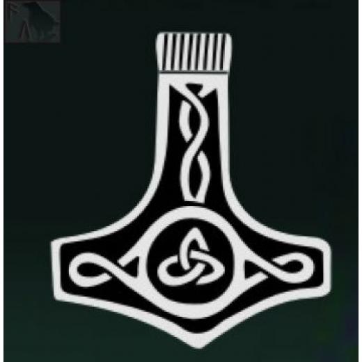 Thors Hammer / Mjöllnir (Autoaufkleber)