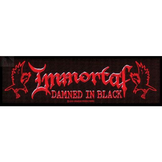 Immortal - Damned in Black (Superstrip Aufnäher)