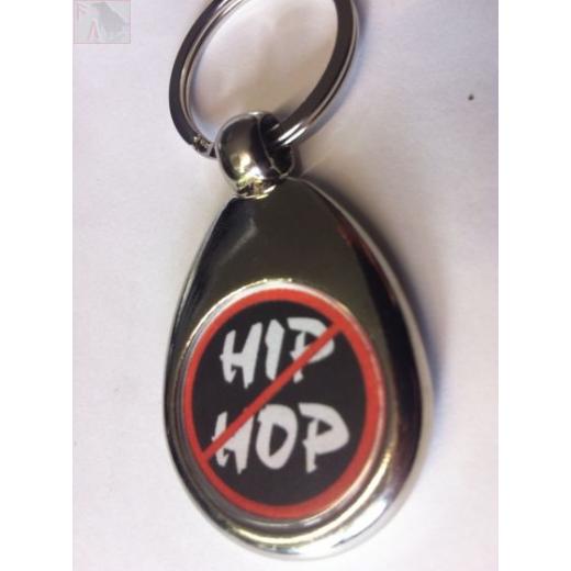Hip-Hop Verbot - Schlüsselanhänger aus Metall
