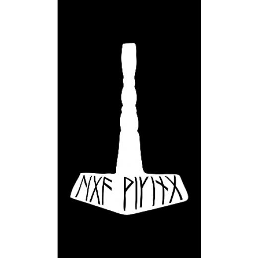 Thors Hammer - Liga Viking Car Sticker