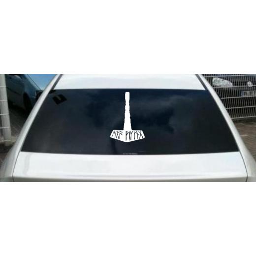 Thors Hammer - Liga Viking (Heckscheiben Aufkleber)