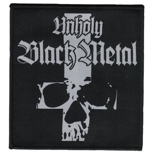 Unholy Black Metal - Inverted Cross (Aufnäher)