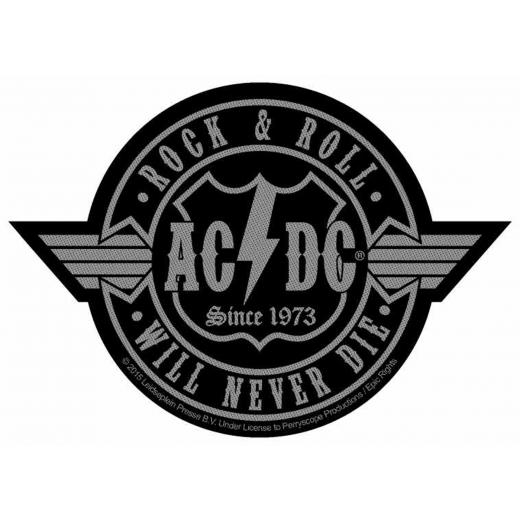 AC/DC - Rock n Roll will never die Aufnäher