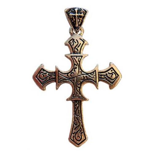 Gothic Cross (Pendant in gold)