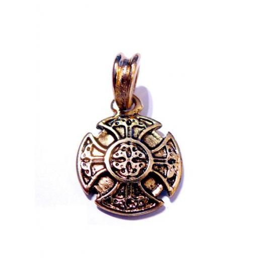 Kreuz der Kelten Mini (Kettenanhänger in Gold)