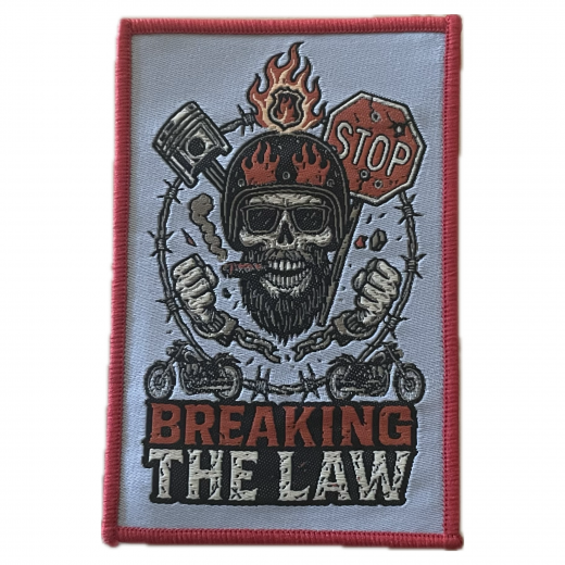 Breaking the Law - Biker Aufnäher