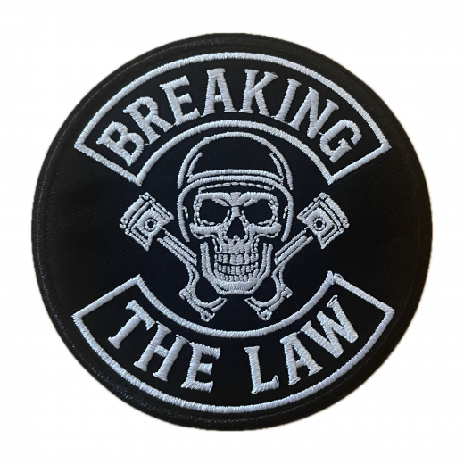 Breaking the Law - Skull Aufnäher