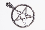 Pentagramm - Schutzsymbol (Kettenanhänger in Silber)