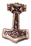 Ragnarök Thors Hammer (Kettenanhänger in Bronze)