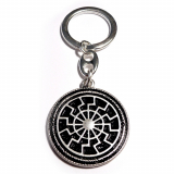 Black Sun (keychain in silver)