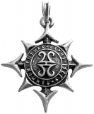 Star of the Aesir (Pendant in antiqued silver)
