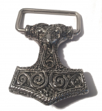 Thors Hammer Buckle (Gürtelschnalle in Silber)