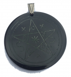 Schattenpentagramm (Kettenanhänger aus Horn)