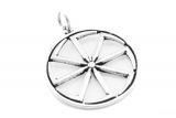 Kolovrat - Large wheel of fortune (Pendant in silver)
