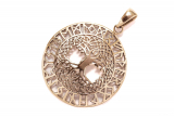 keltischer Lebensbaum - Baruna (Kettenanhänger in Bronze)