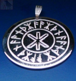 Schutz Odins 2 (Kettenanhänger - Messing)