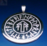 Tyr Rune 2 (Kettenanhänger - Messing)