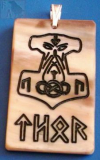 Thors Hammer  1 (Kettenanhänger - Horn)