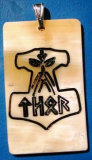 Thors Hammer  2 (Kettenanhänger - Horn)
