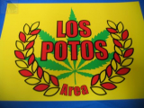 Los Potos Area (Türschild)