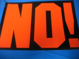 No! (Türschild)