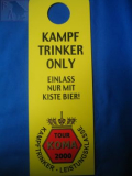 KAMPFTRINKER ONLY (Türschild)