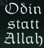 Odin statt Allah (Autoaufkleber)