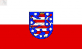 LÄNDERFAHNE / THÜRINGEN