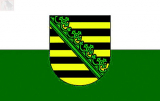 LÄNDERFAHNE / SACHSEN