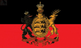 LÄNDERFAHNE / KÖNIGREICH WÜRTTEMBERG