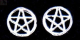 Ohrstecker Pentagramm im Kreis