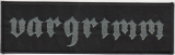 Vargrimm - Logo Schriftzug (Aufnäher)
