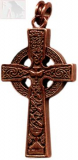 KELTENKREUZ VON AHENNY Altbronze (Kettenanhänger)