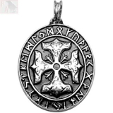 THORSKREUZ Altsilber rustikal (Kettenanhänger)