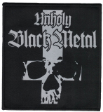 Unholy Black Metal - Inverted Cross (Aufnäher)