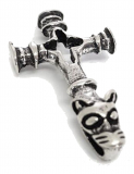 Wolfskreuz (Kettenanhänger in Silber)