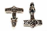 Wolfshammer - Kleiner Thorhammer (Kettenanhänger in Bronze)