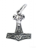 Small Asatru Mjölnir pendant (pendant in silver)